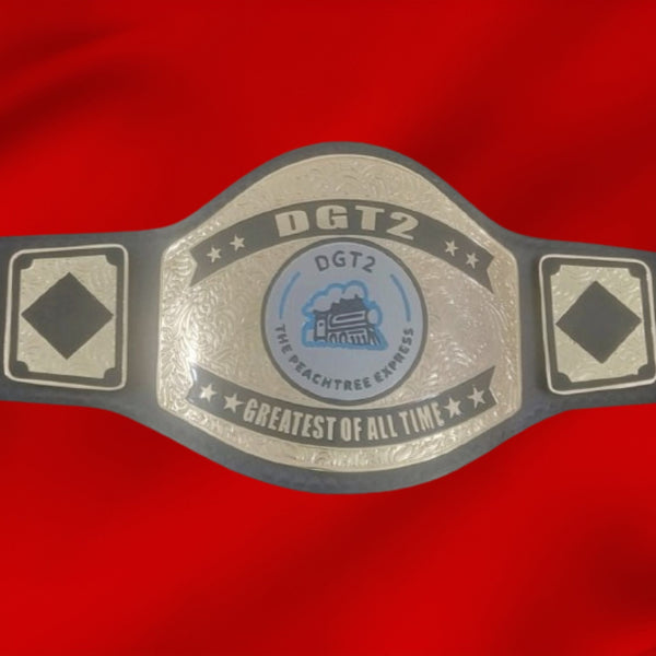 Custom Name And Peach Tree Express Logo Wrestling Championship Belt