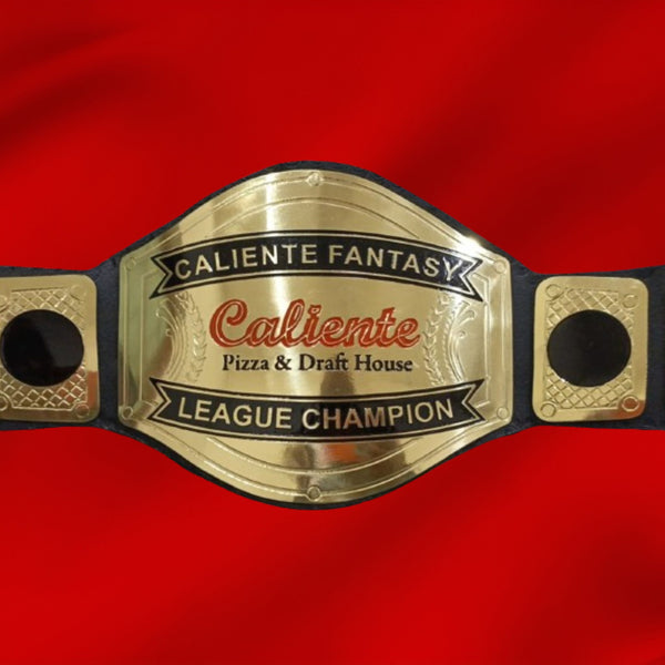 Custom Name and Caliente Logo Wrestling Championship Belt - Customize Wrestling Belts
