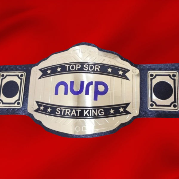 Custom Name and NURP Logo Wrestling Championship Belt - Customize Wrestling Belts