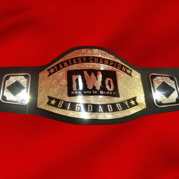 Custom NWO Wrestling Championship Belt