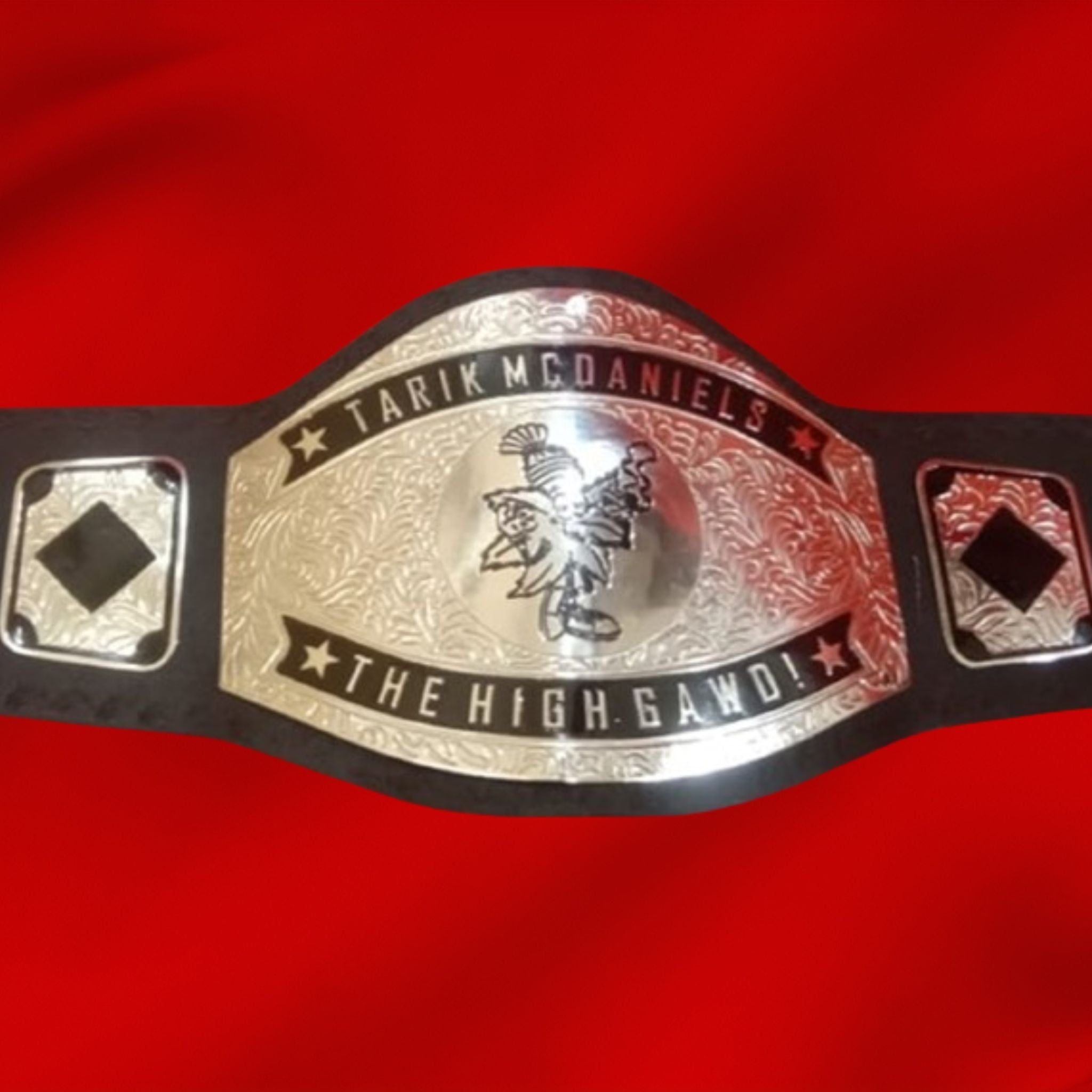 Custom Cartoon Character Wrestling Championship Belt