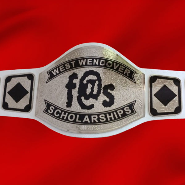 Custom Name and FAS Logo Wrestling Championship Belt - Customize Wrestling Belts