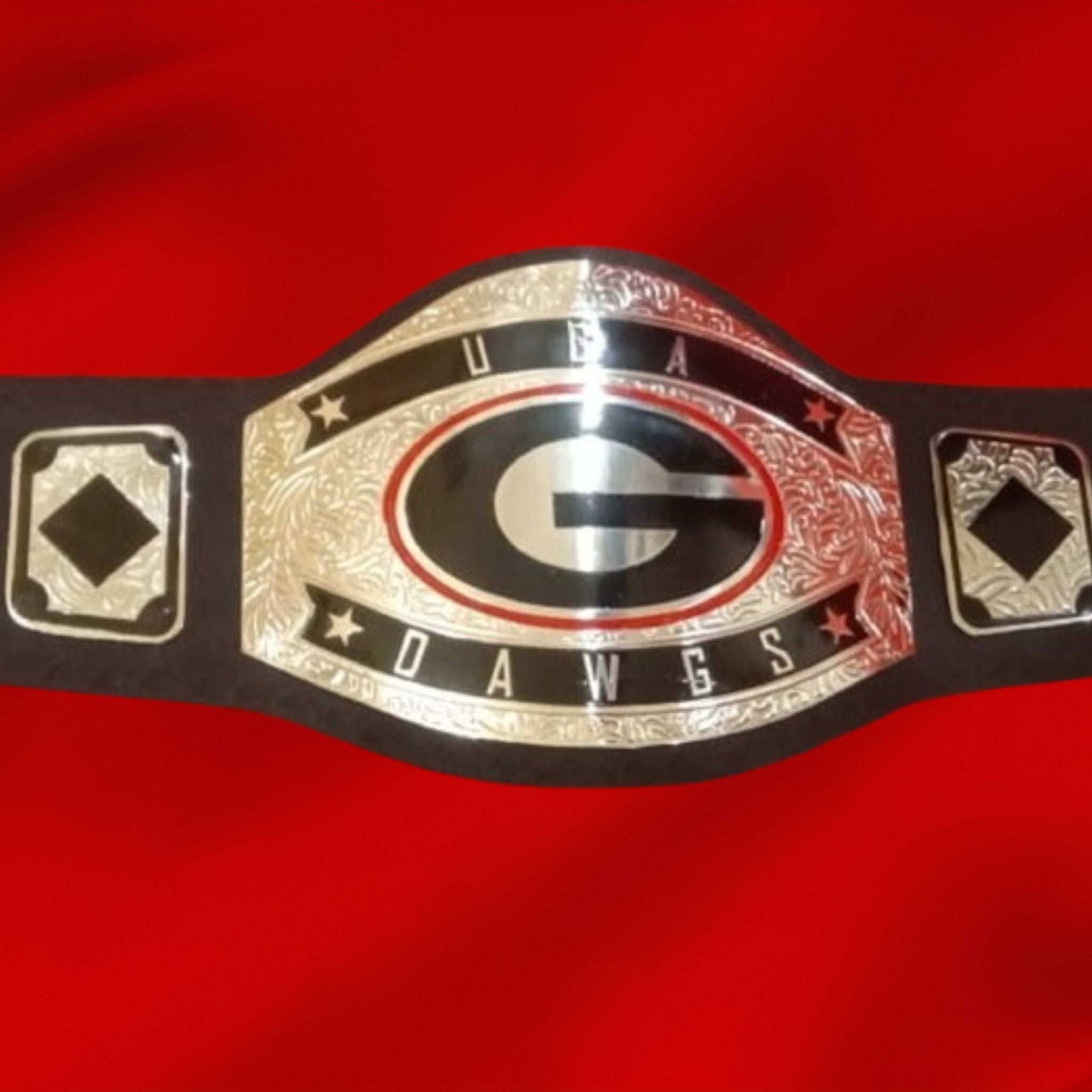 Custom Name and G Logo Wrestling Championship Belt