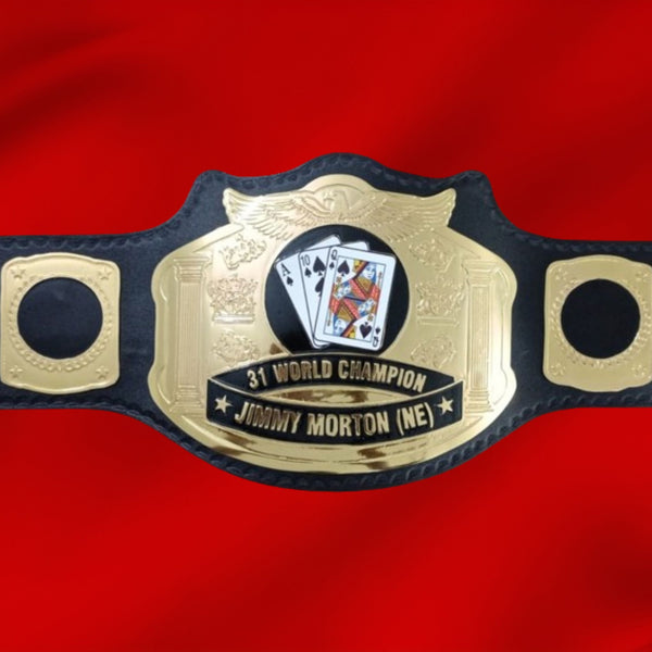 Custom Name and Card Queen Logo Wrestling Championship Belt - Customize Wrestling Belts