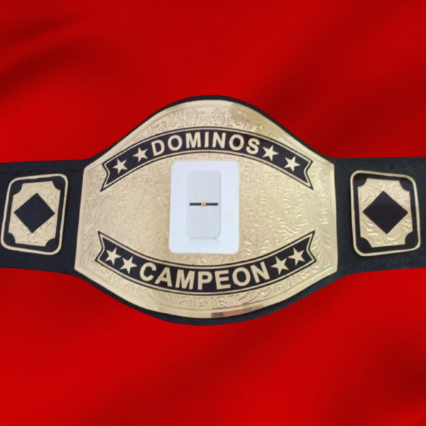 Custom Domino Wrestling Belt Logo Championship Belt - Customize Wrestling Belts