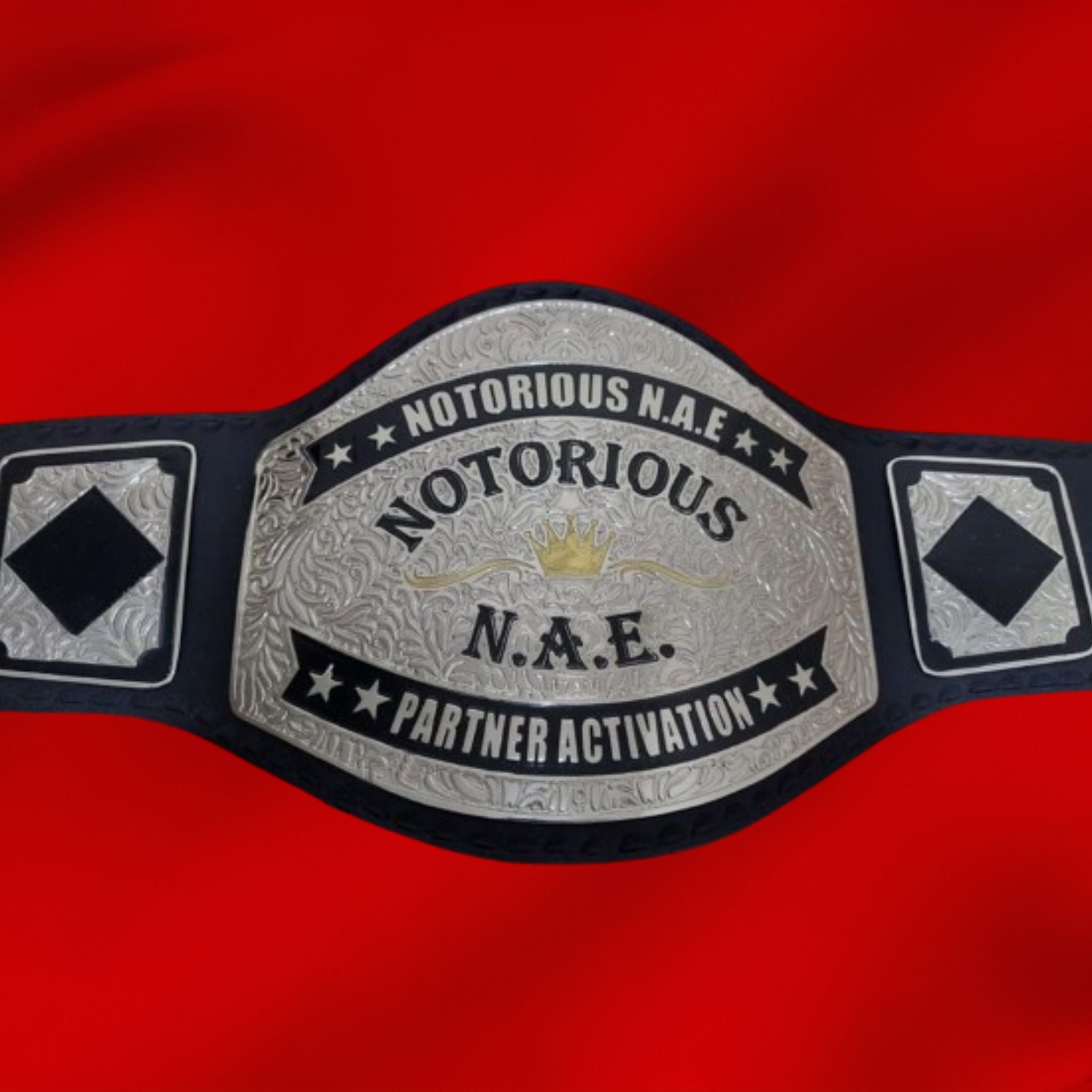 Custom Name And Crown Logo For Your Firm Wrestling Championship Belt