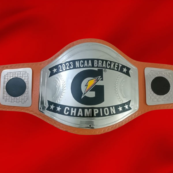 Custom Name and G Spark Logo Wrestling Championship Belt - Customize Wrestling Belts