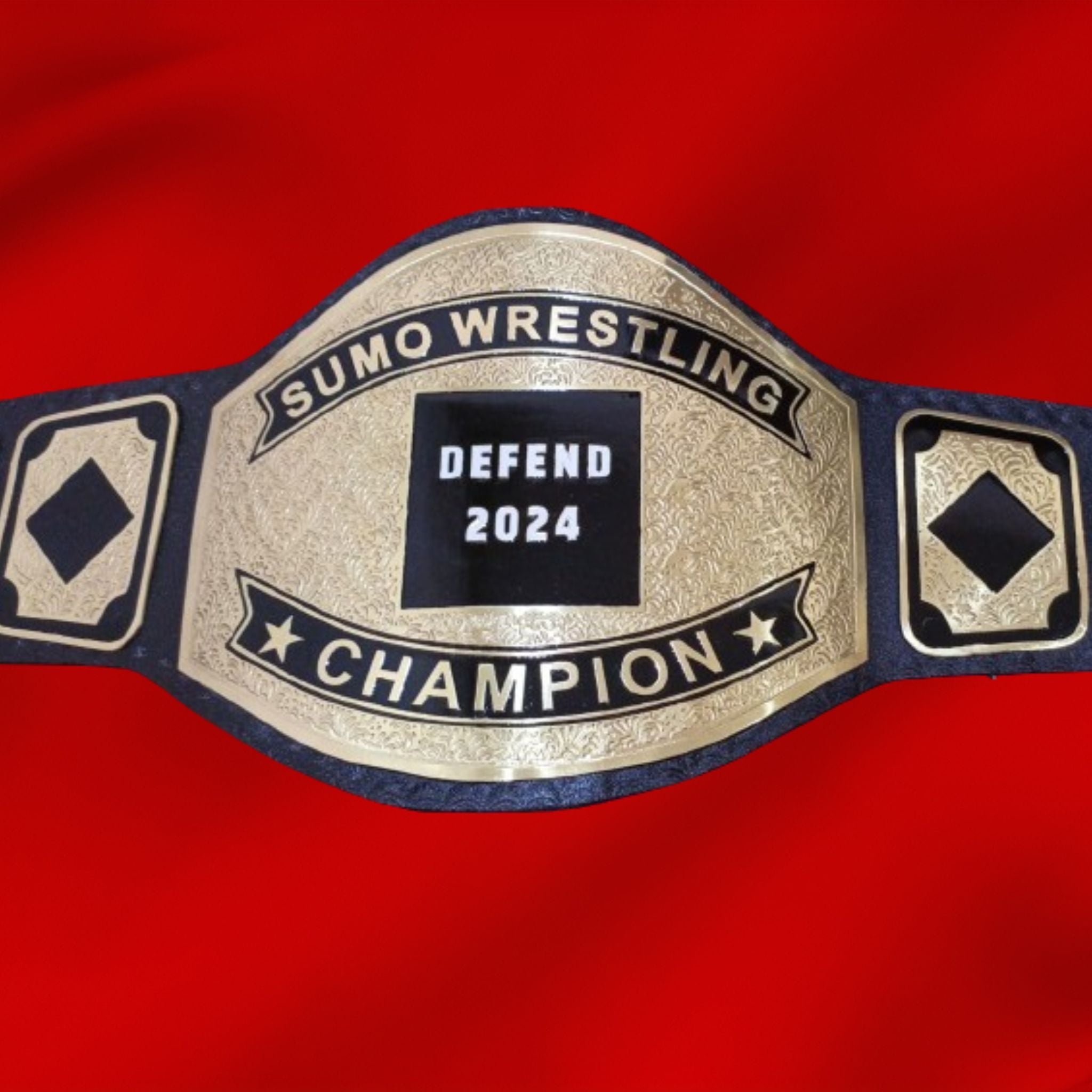 Custom Name and Defend Title 2024 Wrestling Championship Belt - Customize Wrestling Belts
