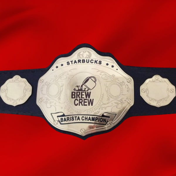 Custom Name and Pour Coffe Mug Logo Wrestling Championship Belt - Customize Wrestling Belts