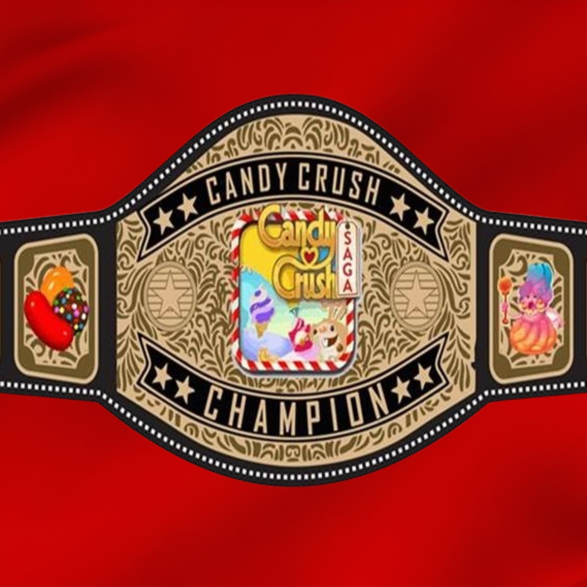 Candy Crush Championship Wrestling Belt