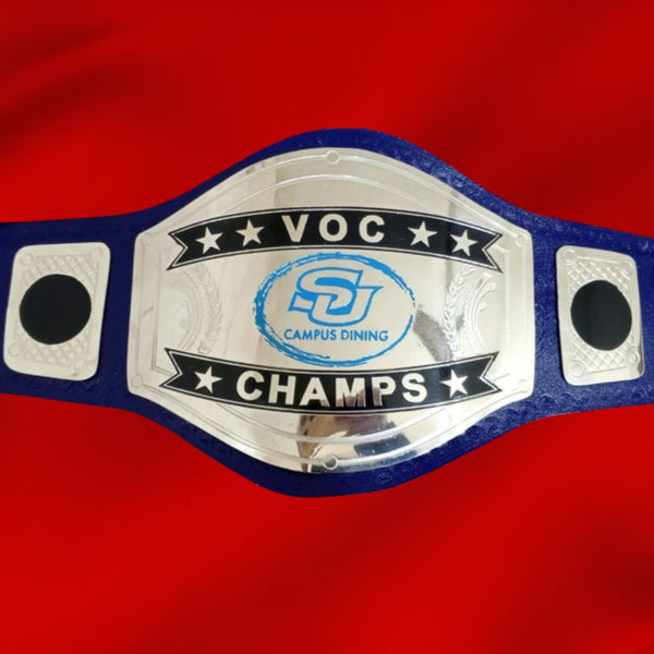 Custom Name and SU Campus Dining Logo Wrestling Championship Belt - Customize Wrestling Belts