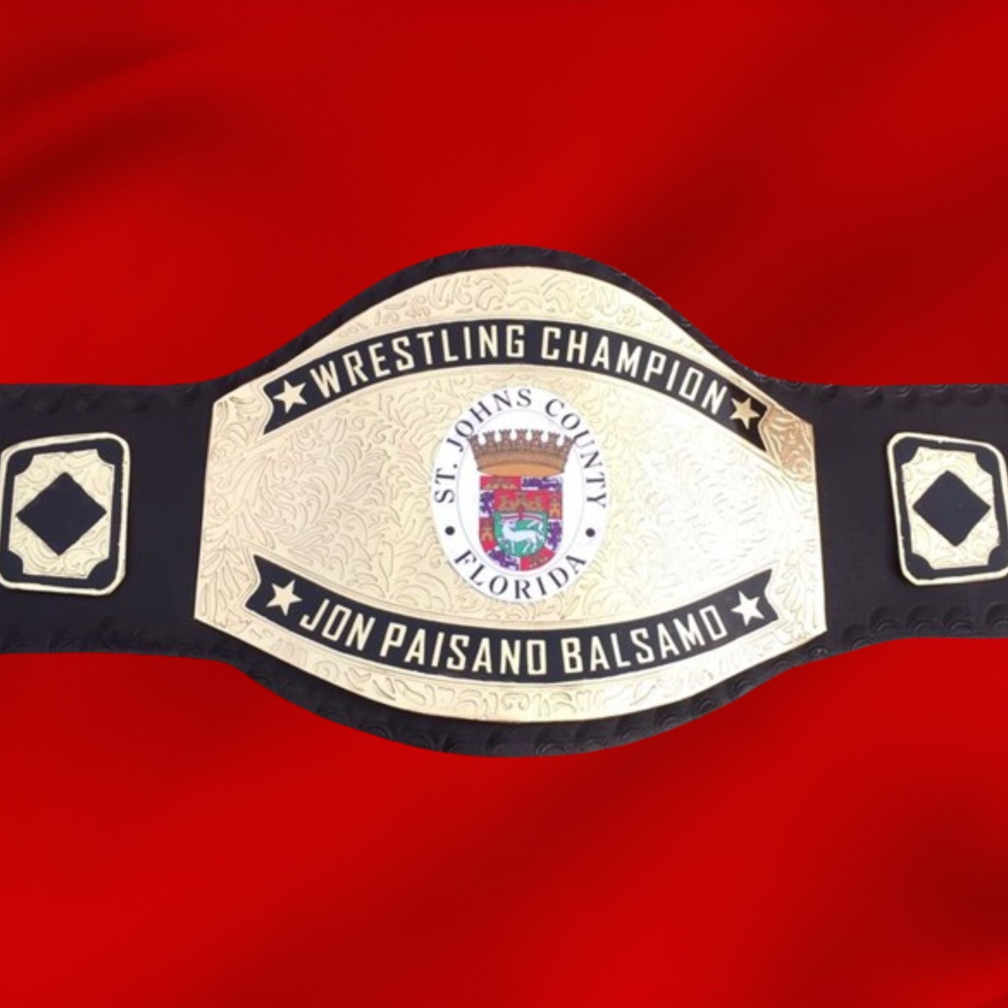 Custom Name and School Logo For Your Institute Wrestling Championship Belt - Customize Wrestling Belts