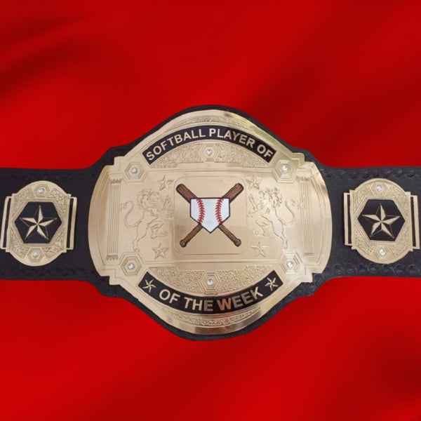 Custom Baseball Championship Belt