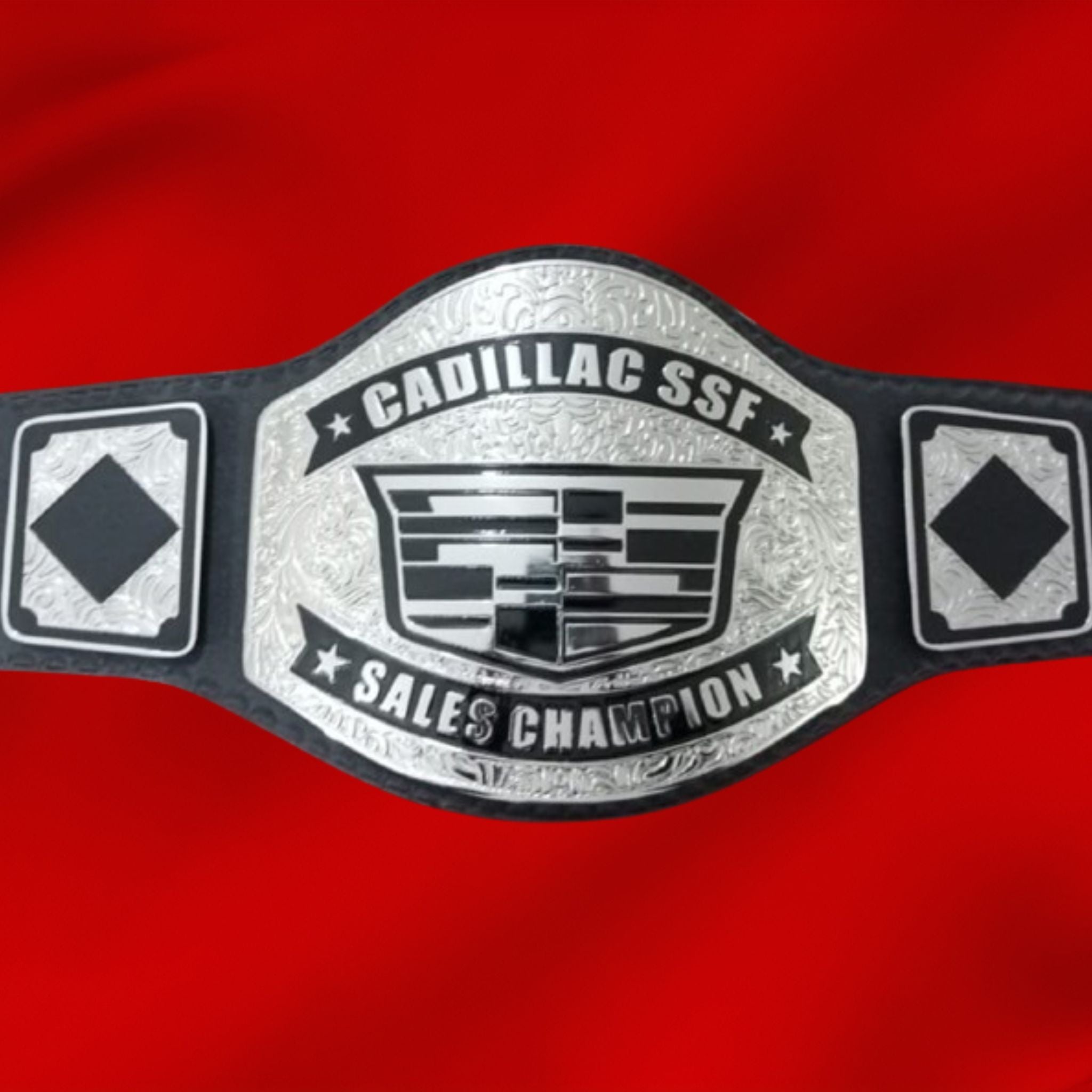 Custom CADILLAC SSF Logo For Wrestling Championship Belt