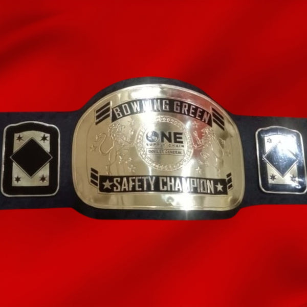 Custom Name And One SC Logo For Wrestling Championship Belt