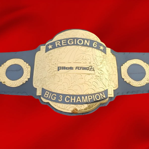 Custom Pilot Flying Logo Championship Belt