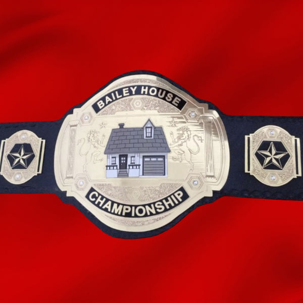 Custom Name and House Logo Wrestling Championship Belt - Customize Wrestling Belts