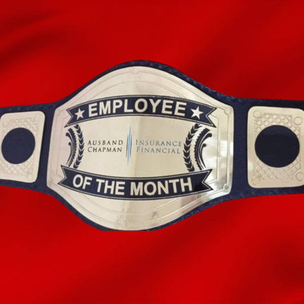 Custom Employee Of The Month Championship Belt