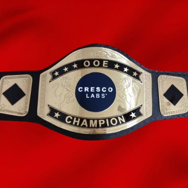 Custom Name and Cresco Labs Logo Wrestling Championship Belt - Customize Wrestling Belts
