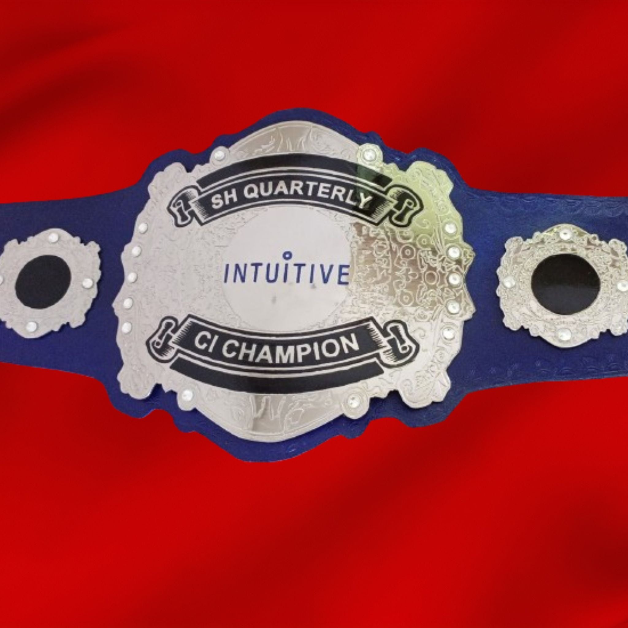 Custom Name and Intuitive Logo Wrestling Championship Belt - Customize Wrestling Belts