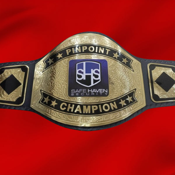 Custom Name and SHS Logo Wrestling Championship Belt - Customize Wrestling Belts