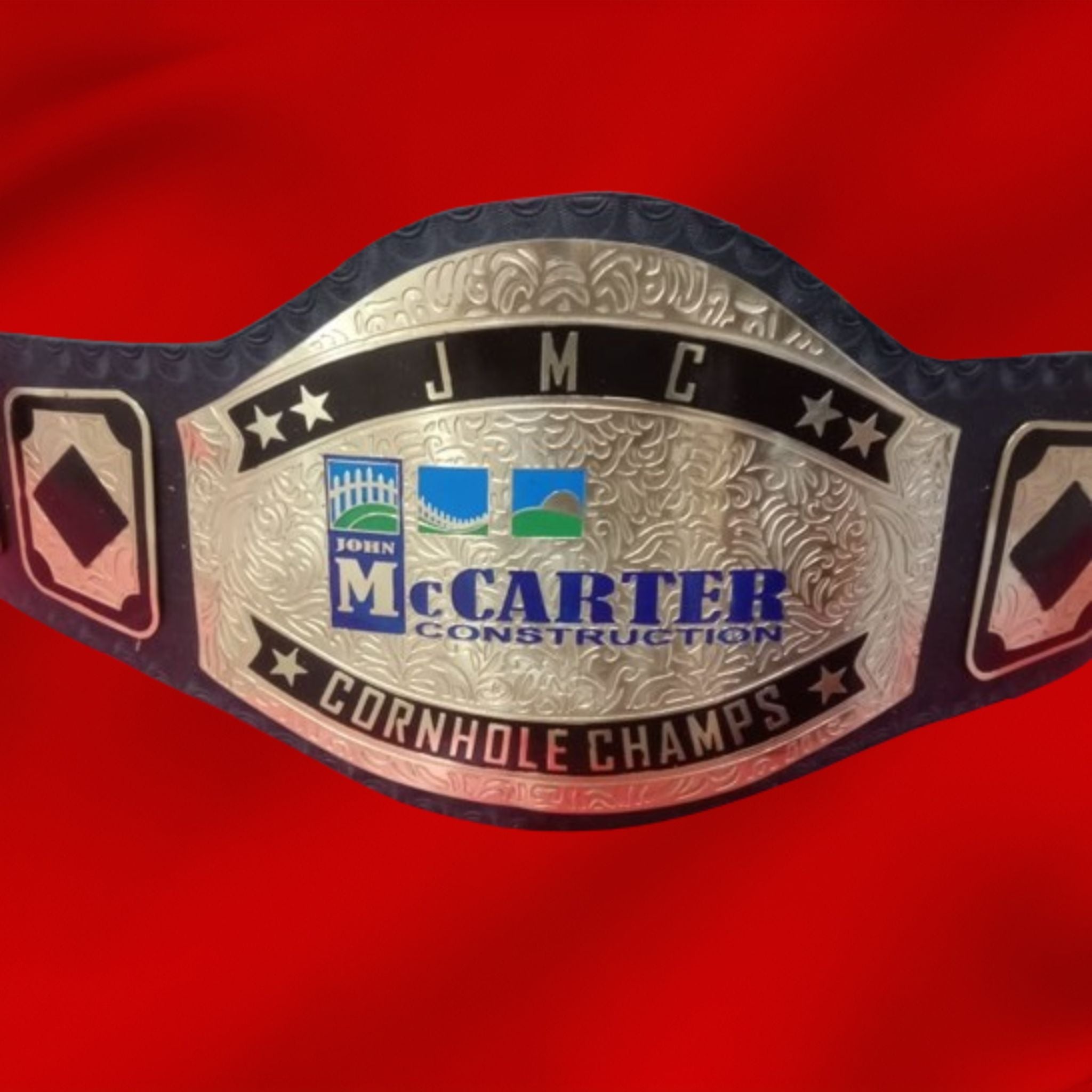 Custom Name And John McCarter Logo Firm Wrestling Championship Belt