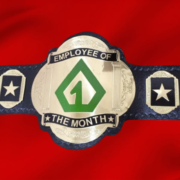 Custom Name and One Triangle Logo Wrestling Championship Belt - Customize Wrestling Belts