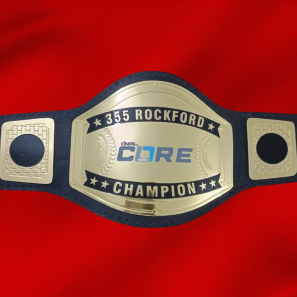 Custom Name and CORE Logo Wrestling Championship Belt - Customize Wrestling Belts