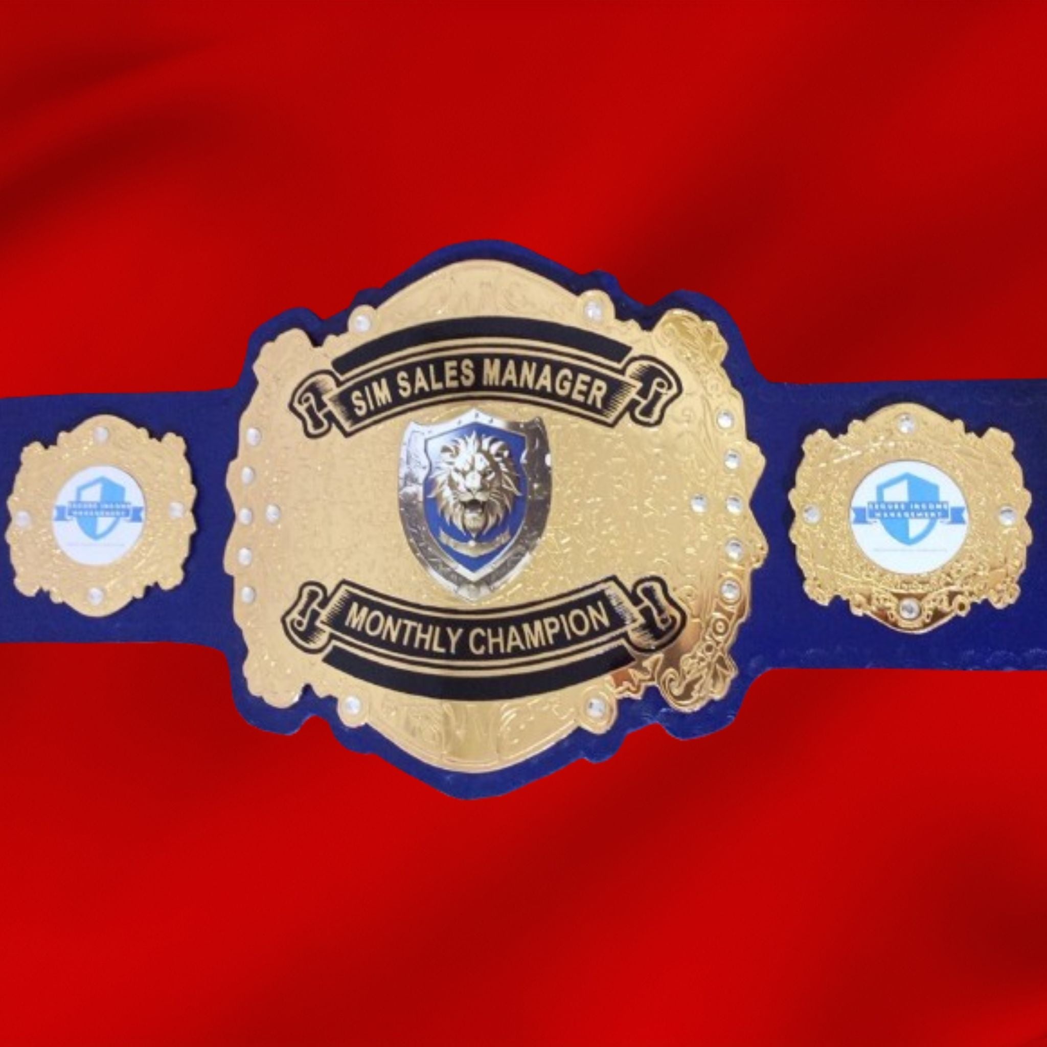 Custom Lion Wrestling Championship Belt - Customize Wrestling Belts