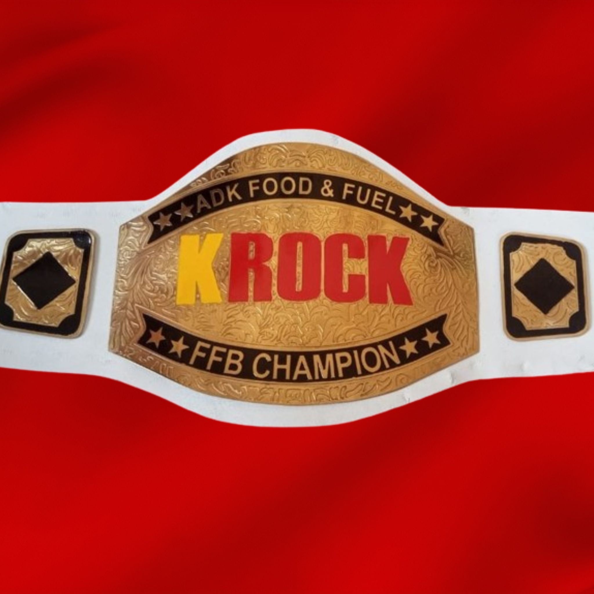 Custom Name And KROCK Logo For ADK F&F Wrestling Championship Belt