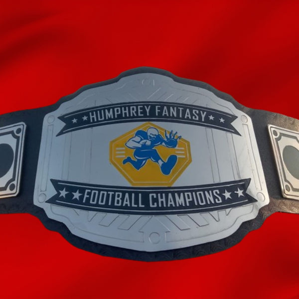 Custom Fantasy Footaball Player Wrestling Championship Belt