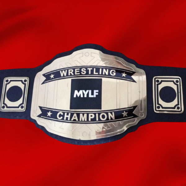 Custom Name and MYLF Logo Wrestling Championship Belt - Customize Wrestling Belts