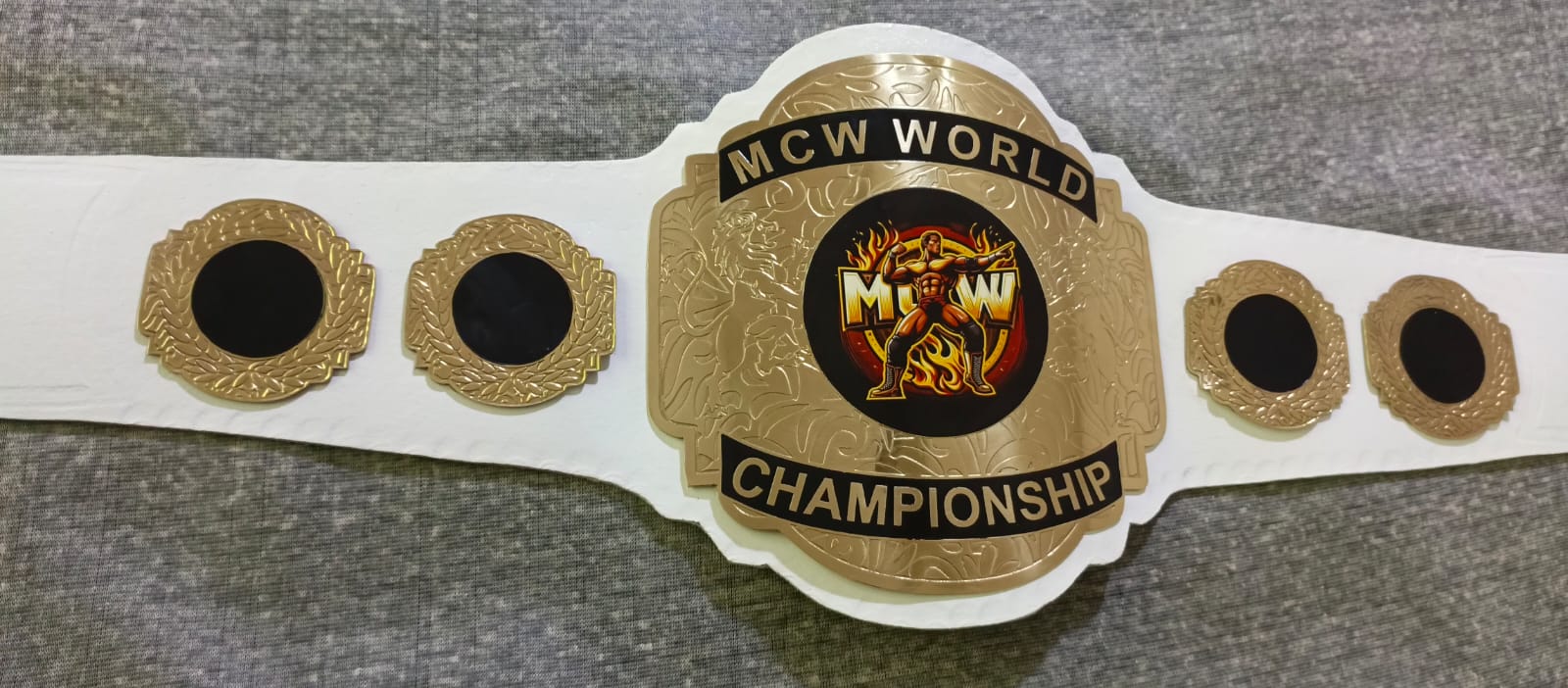 Custom Name and Wrestler Logo Wrestling Championship Belt - Customize Wrestling Belts