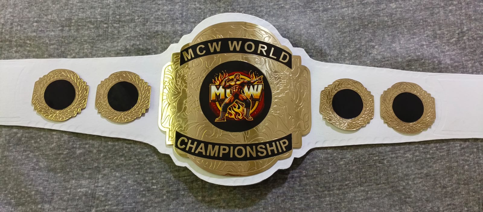 Custom Name and Wrestler Logo Wrestling Championship Belt - Customize Wrestling Belts