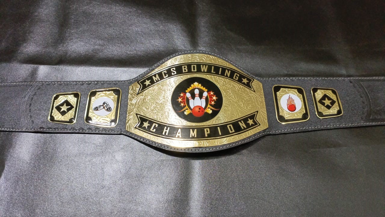 Customized Bowling Championship Wrestling Belt - Customize Wrestling Belts