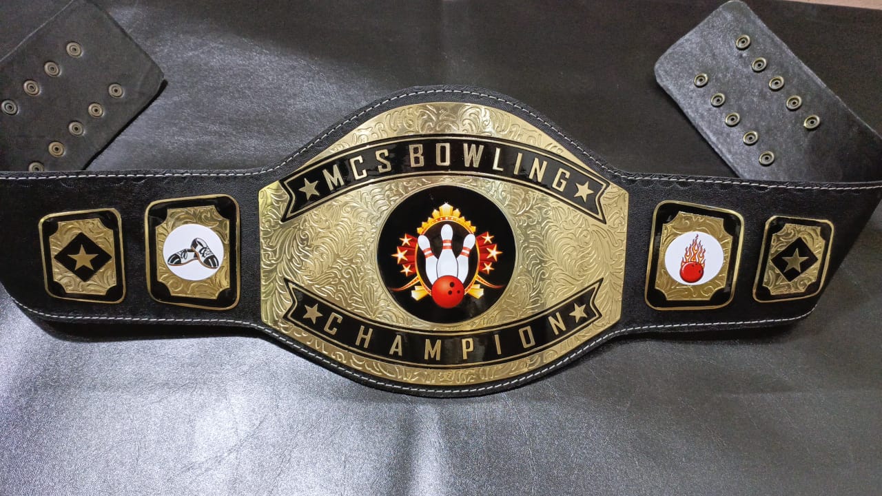 Customized Bowling Championship Wrestling Belt - Customize Wrestling Belts