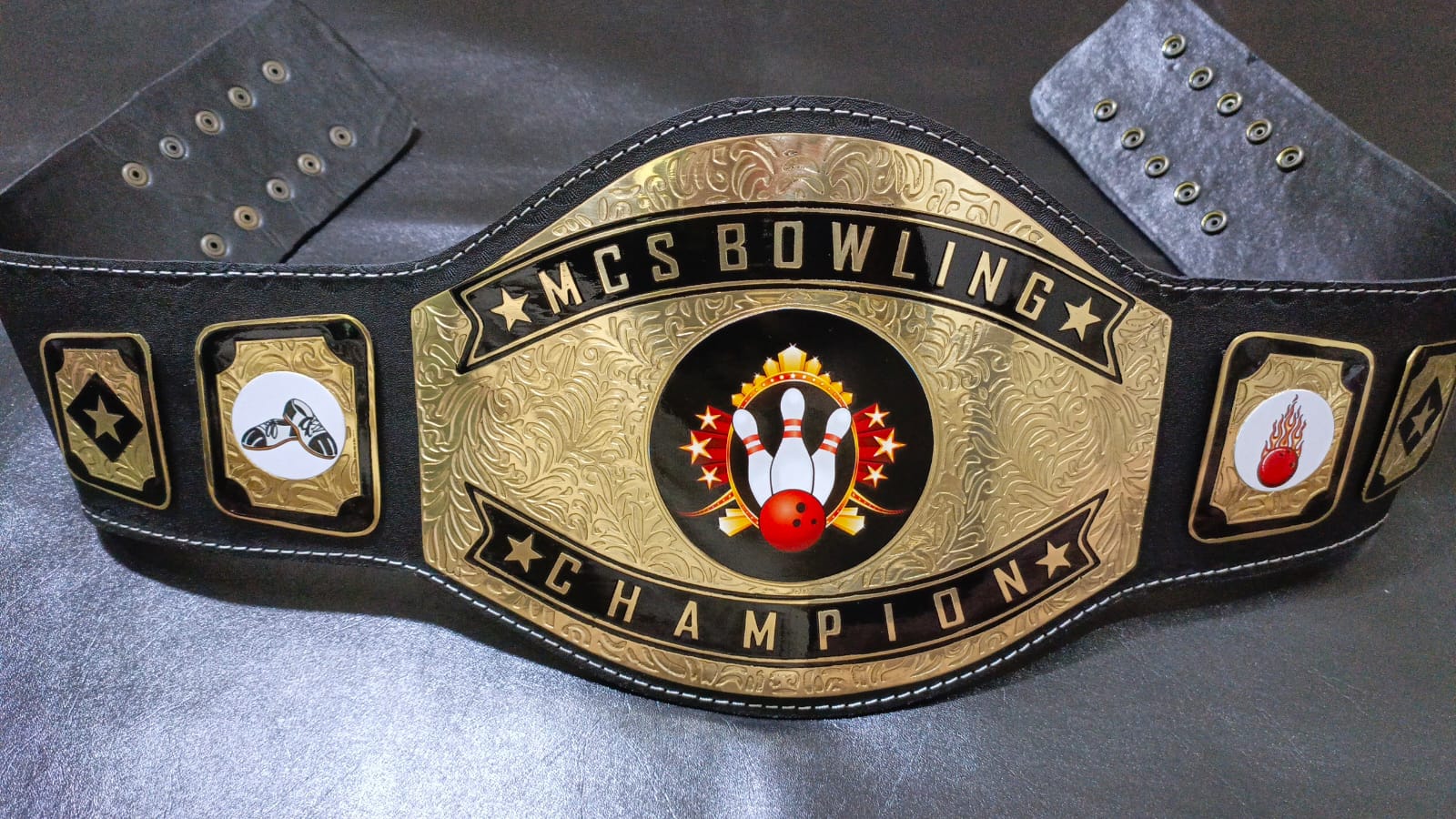 Customized Bowling Championship Wrestling Belt - Customize Wrestling Belts