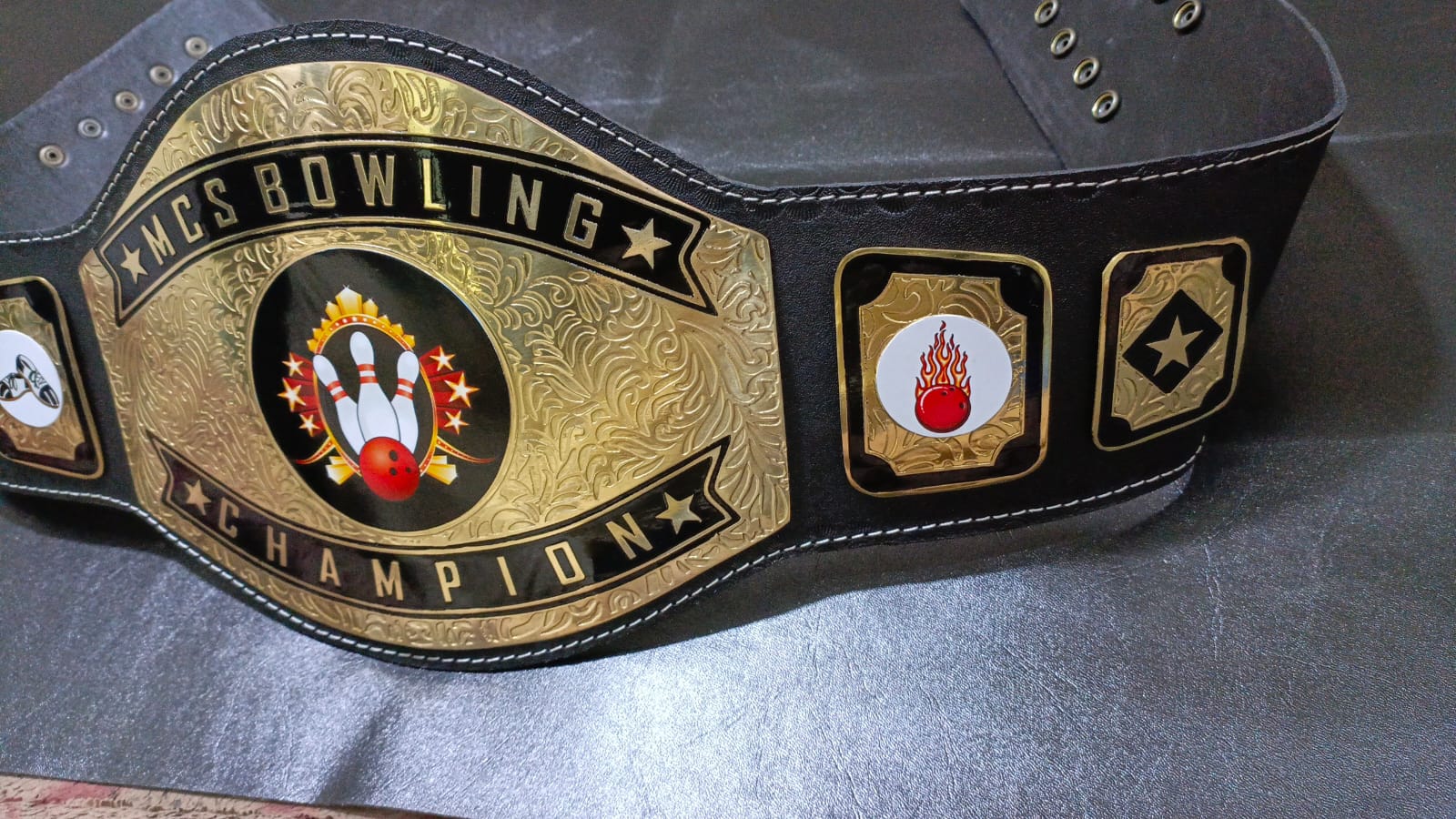 Customized Bowling Championship Wrestling Belt - Customize Wrestling Belts