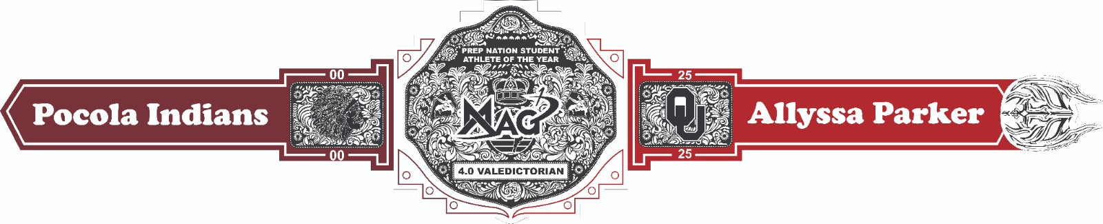 Custom Championship Title Belts (4mm ZINC)