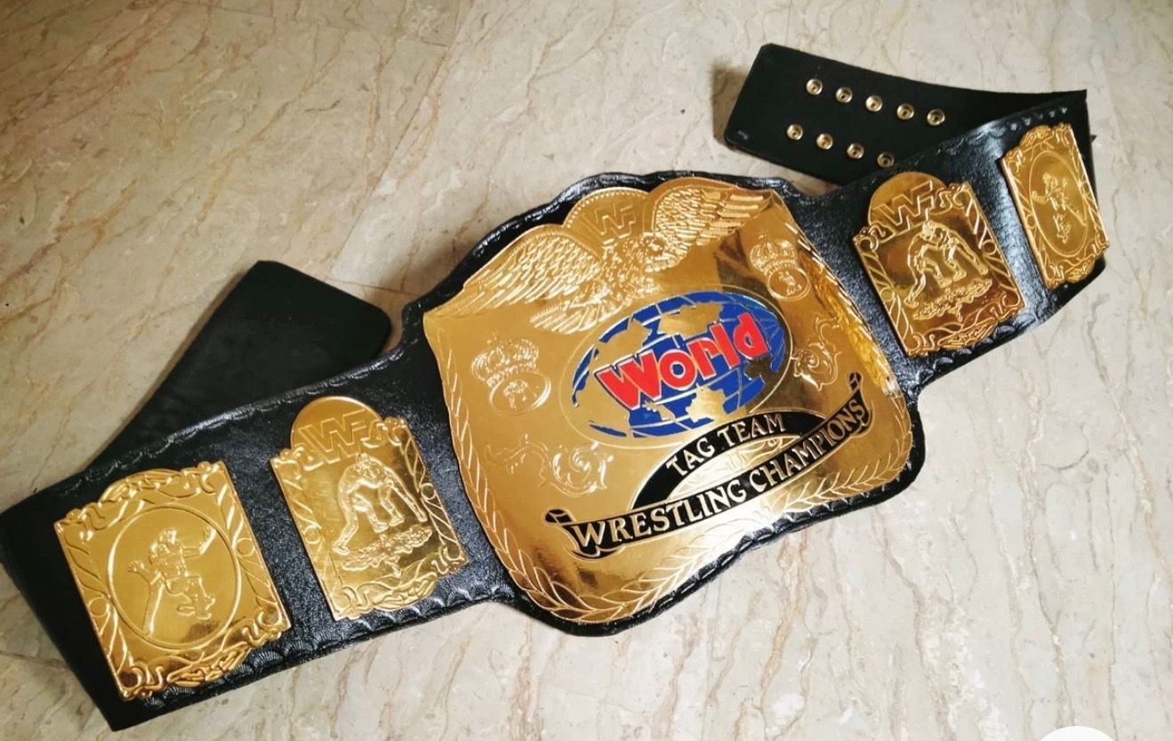 Custom Championship Title Belts (4mm ZINC) - Customize Wrestling Belts Wrestling Belt Strapposhleathers - 14b7Design 16GoldenCustom Championship Title Belts (4mm ZINC)Wrestling Belt Strapposhleathers - 14b7