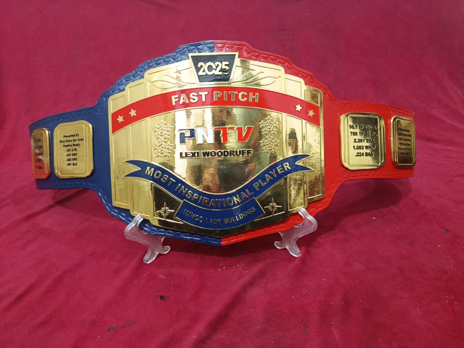 Custom Championship Title Belts (4mm ZINC)