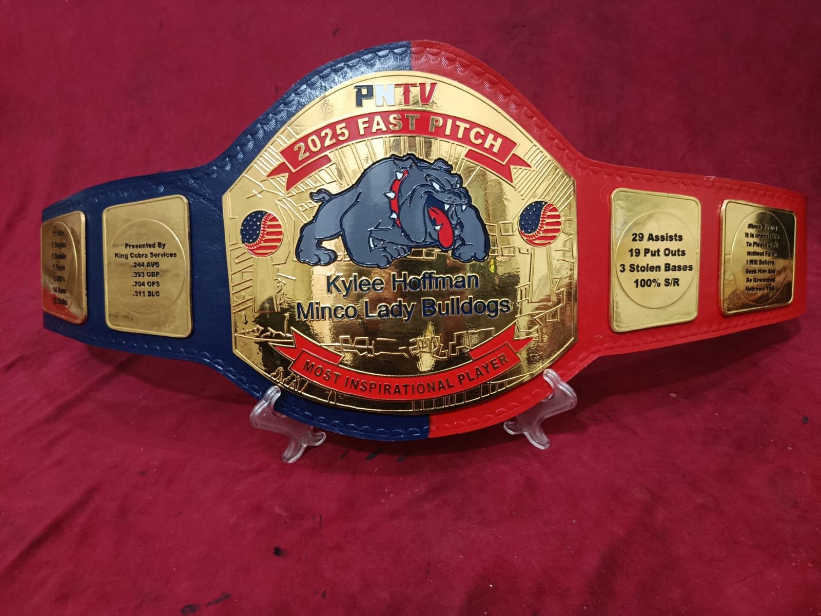 Custom Championship Title Belts (4mm ZINC)