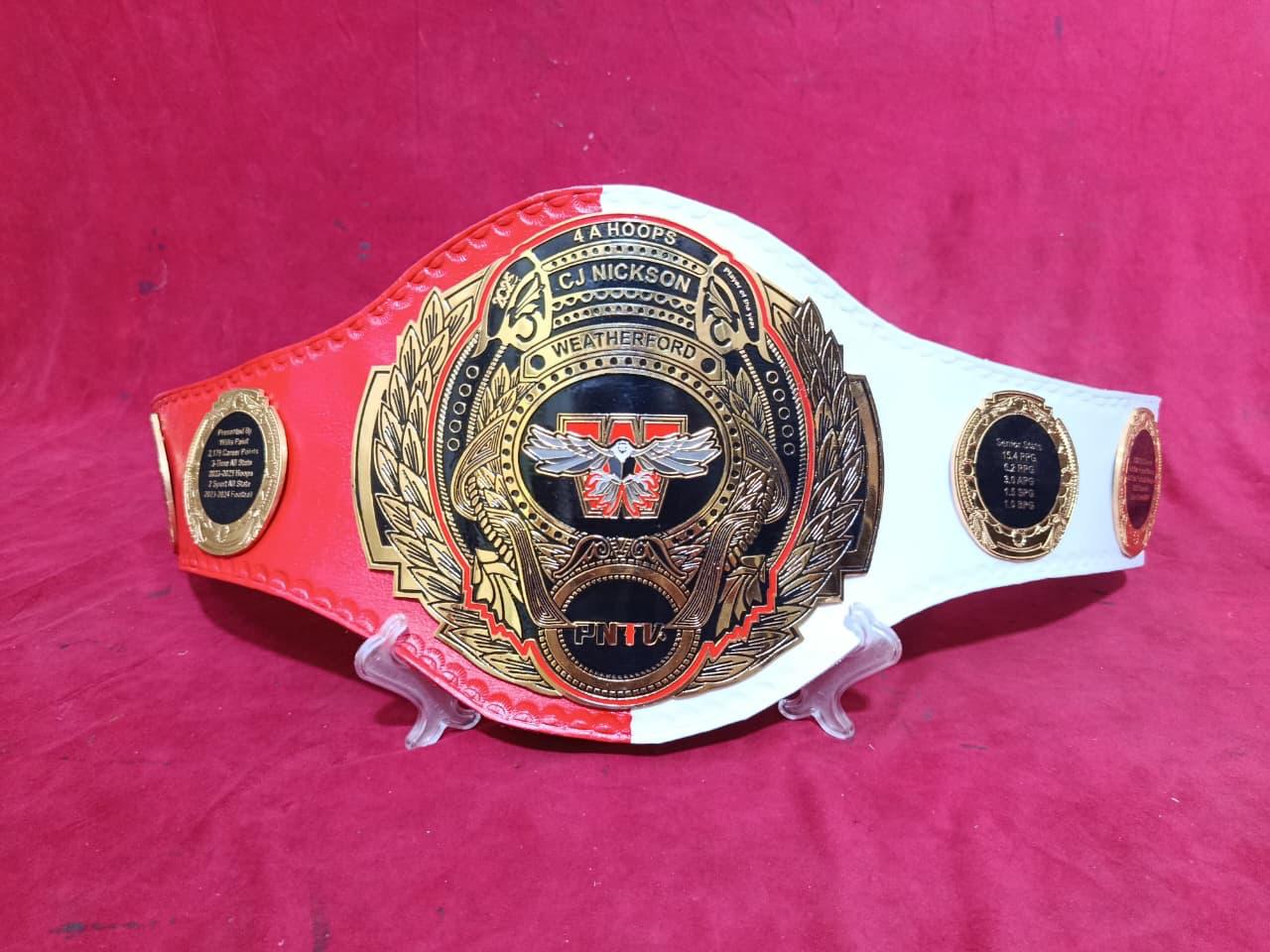 (NEW DESIGNS) Custom Championship Title Belts (4mm ZINC)