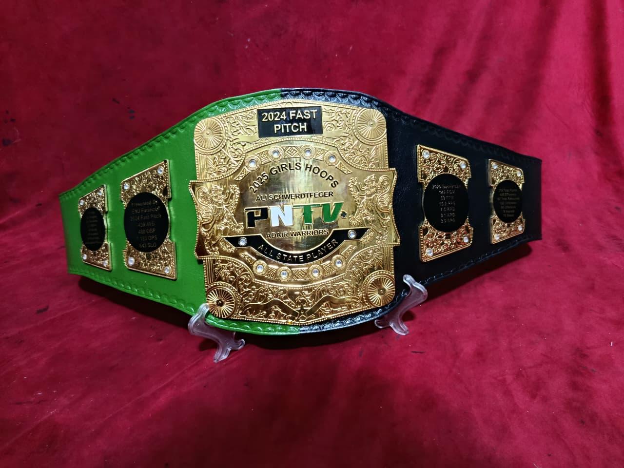 (NEW DESIGNS) Custom Championship Title Belts (4mm ZINC)