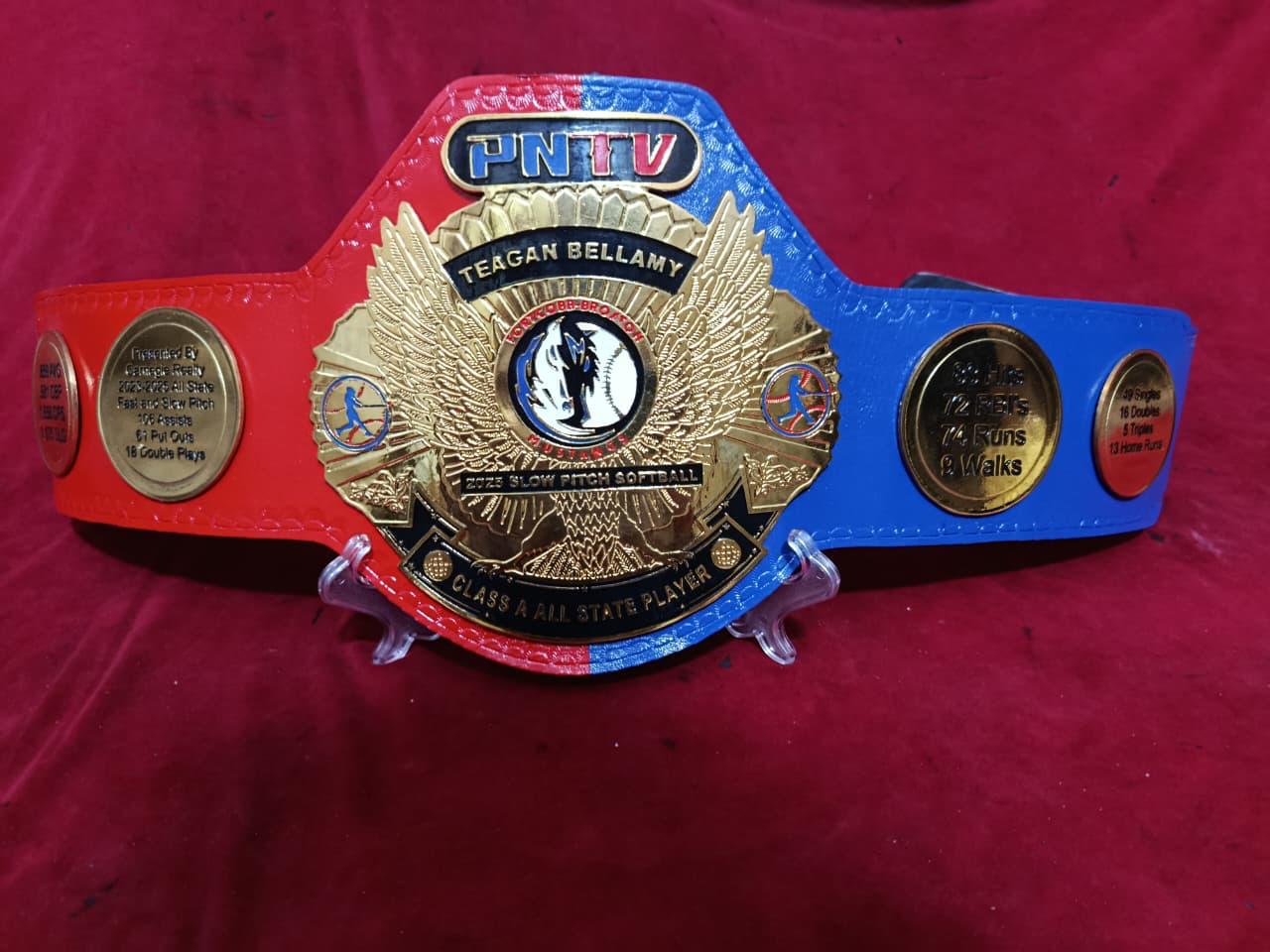Custom Championship Title Belts (4mm ZINC)