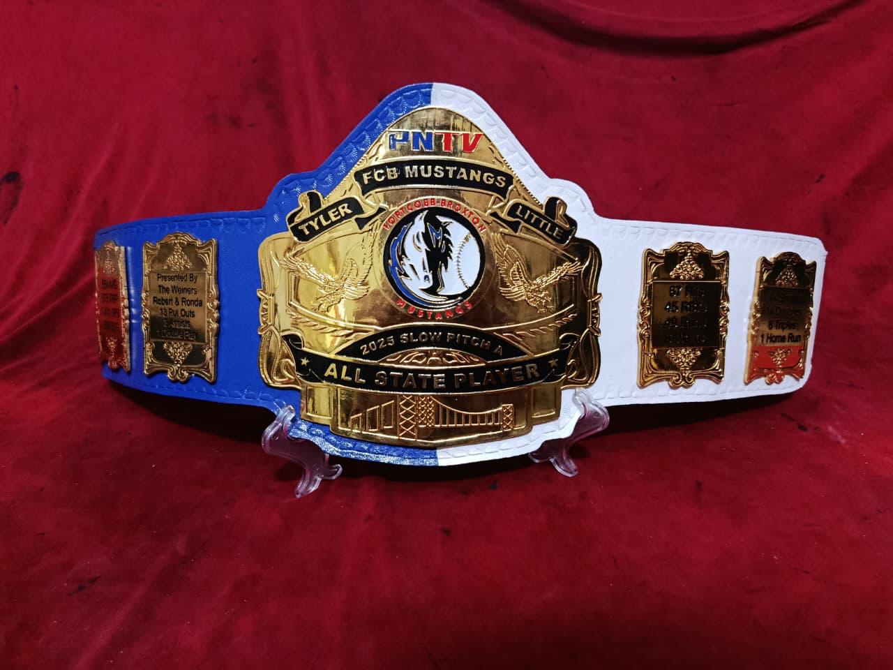 Custom Championship Title Belts (4mm ZINC)