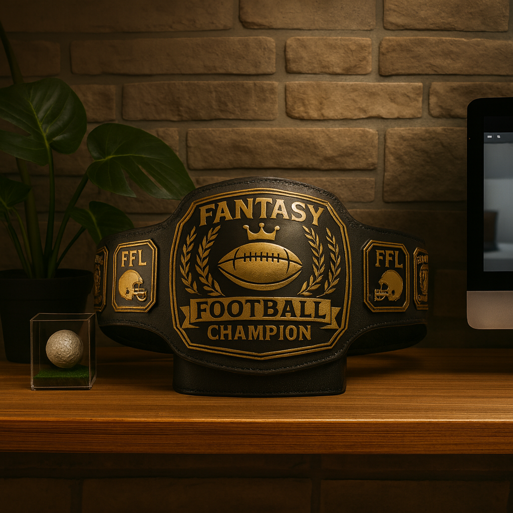 Fantasy Football Belt Gold