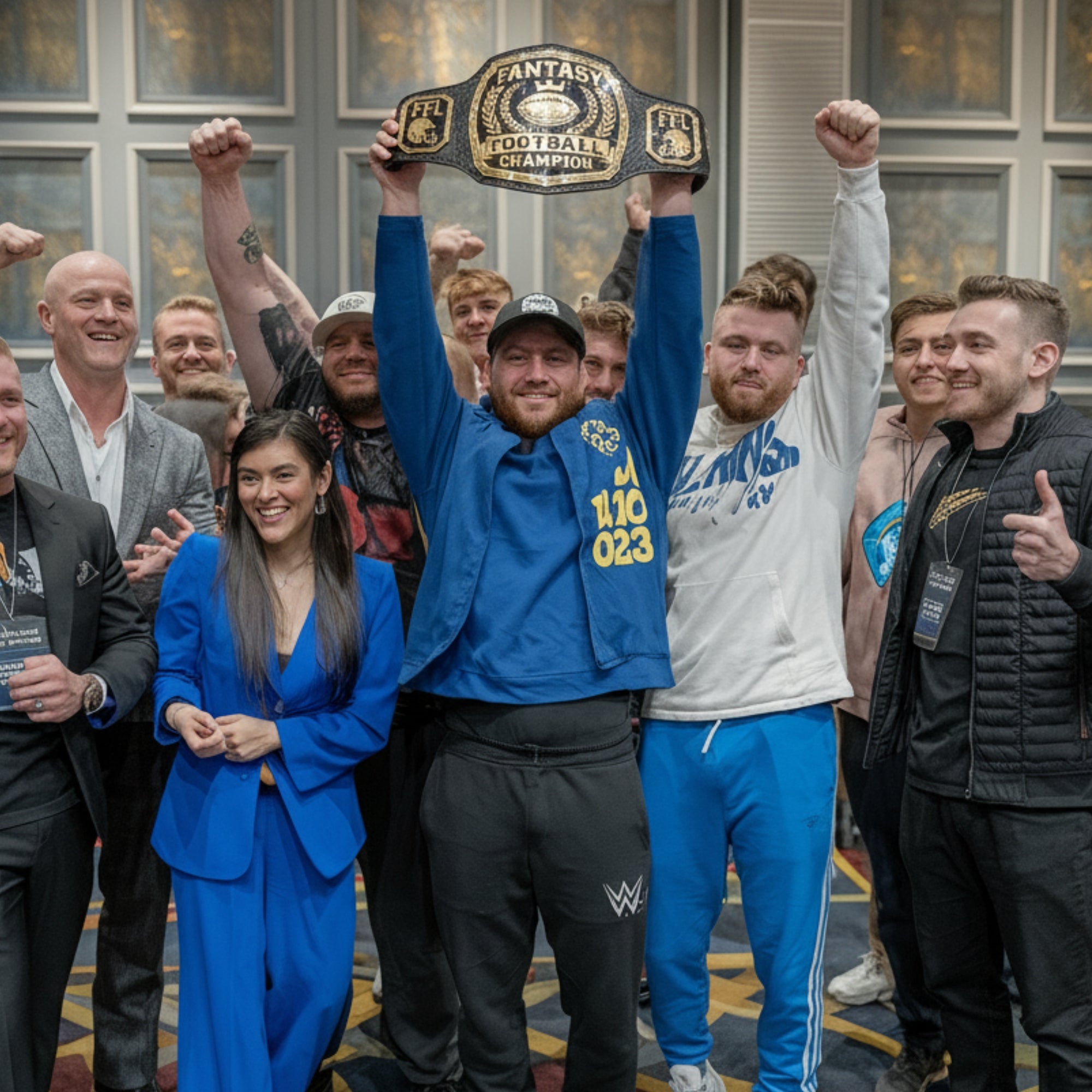 Fantasy Football Belt Gold