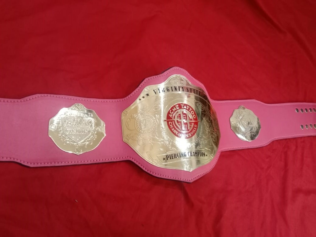 Custom Virginia State Championship Belt - Customize Wrestling Belts