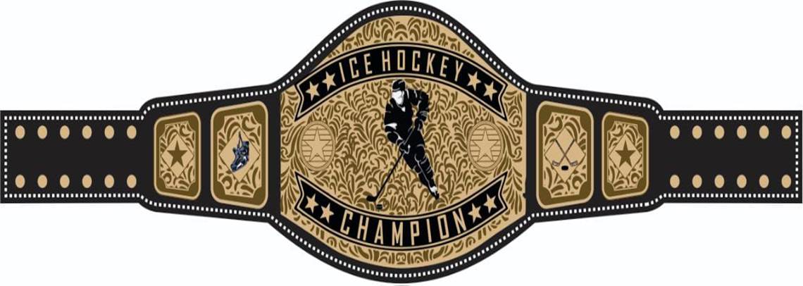 Ice Hockey Championship Wrestling Belt - Customize Wrestling Belts